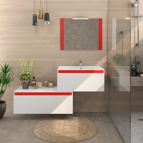de primera categoría Pedir prestado Difuminar Mueble de baño modular modelo vera, realice su configuración